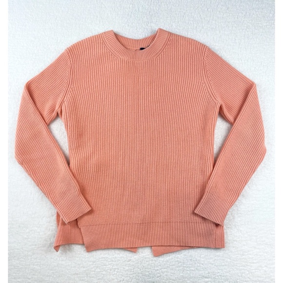PROENZA SCHOULER • Coral Wool Cashmere Ribbed Knit Sweater - Picture 5 of 16